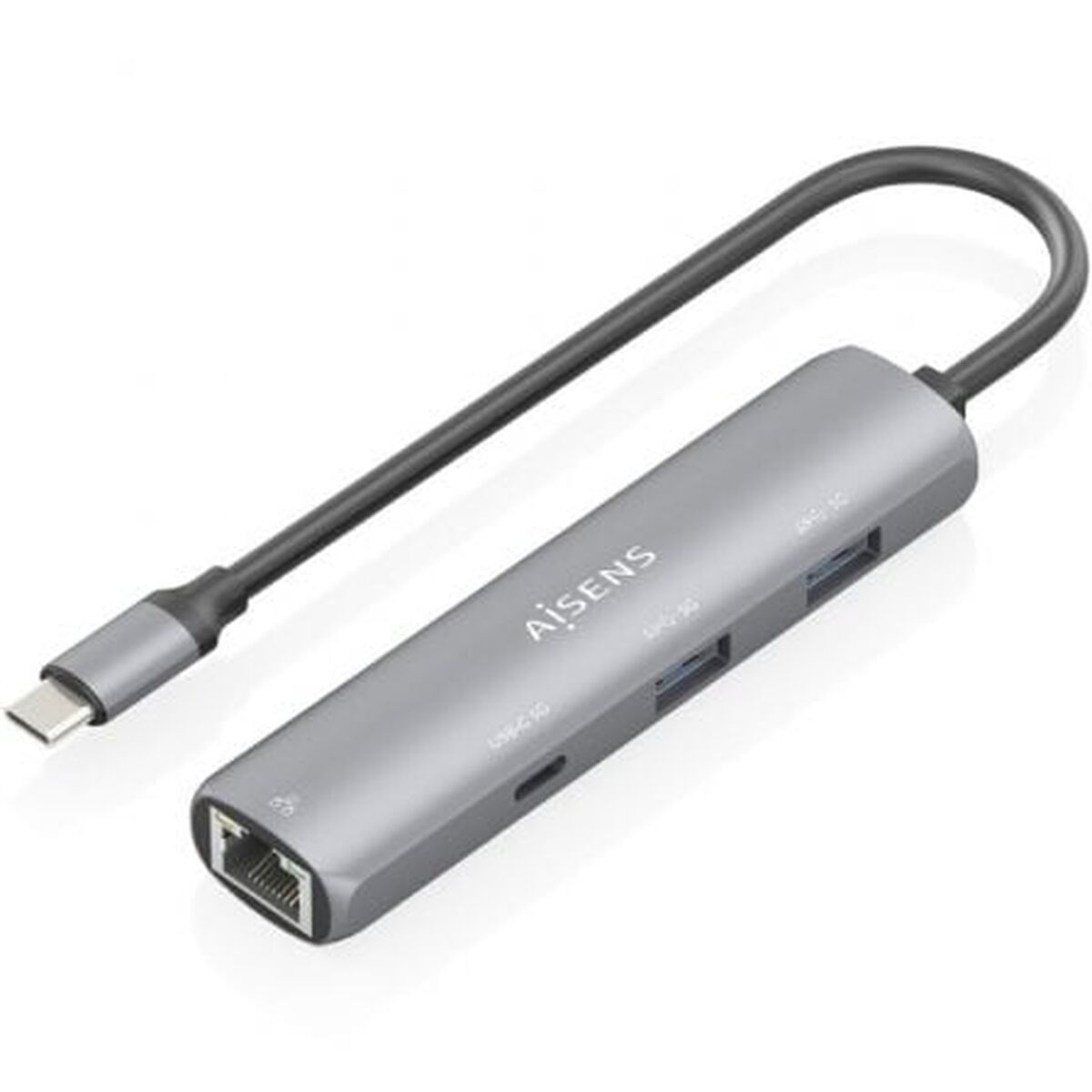 USB Hub Aisens ASUC-4P039-GR Grey