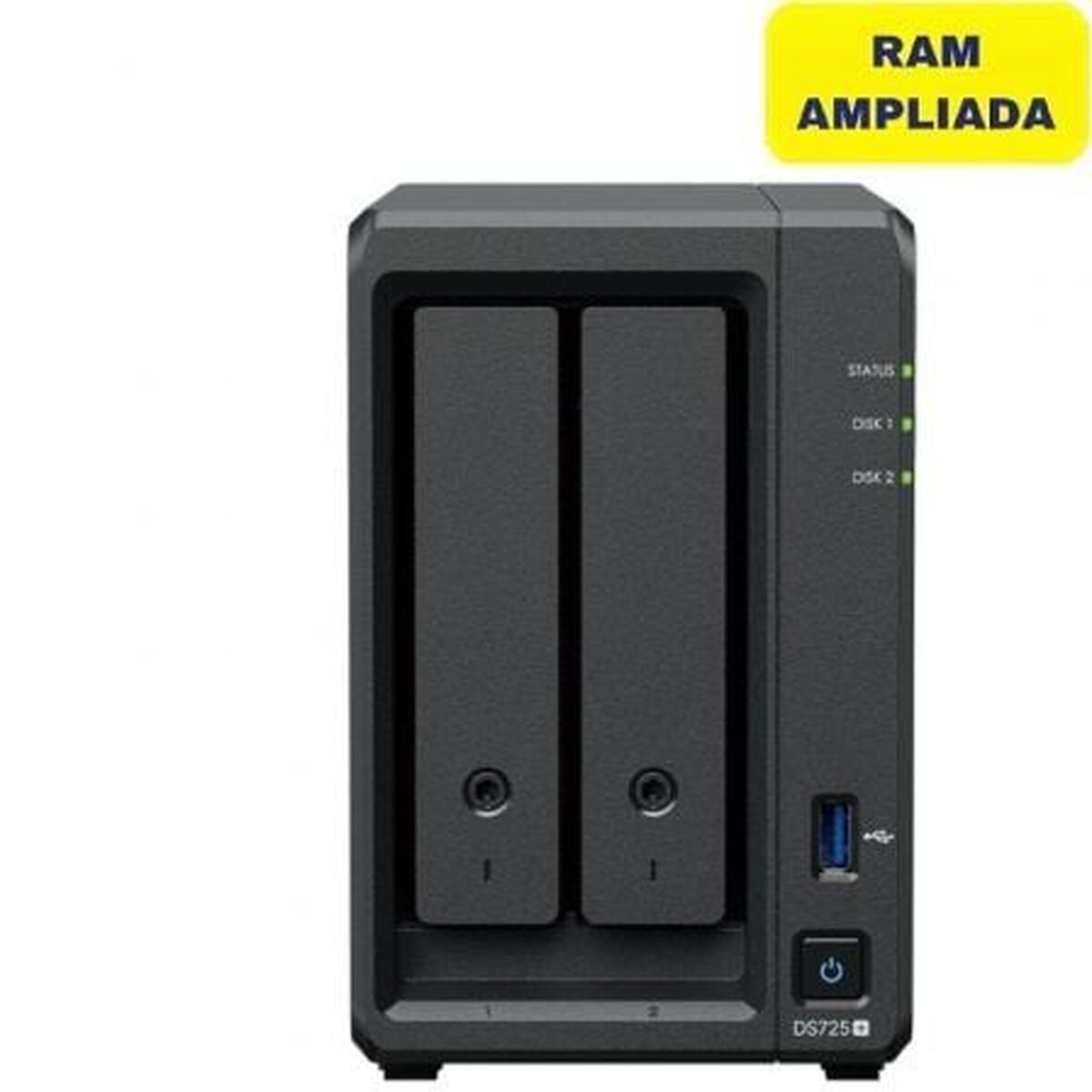 NAS Network Storage Synology DS725+/32G Black AMD Ryzen R1600