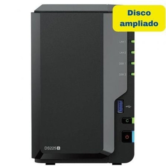 NAS Network Storage Synology DS225+ 8TB Black Realtek RTD1296