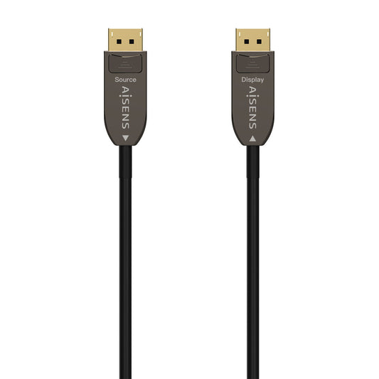 DisplayPort Cable Aisens A155-0609 Black 30 m