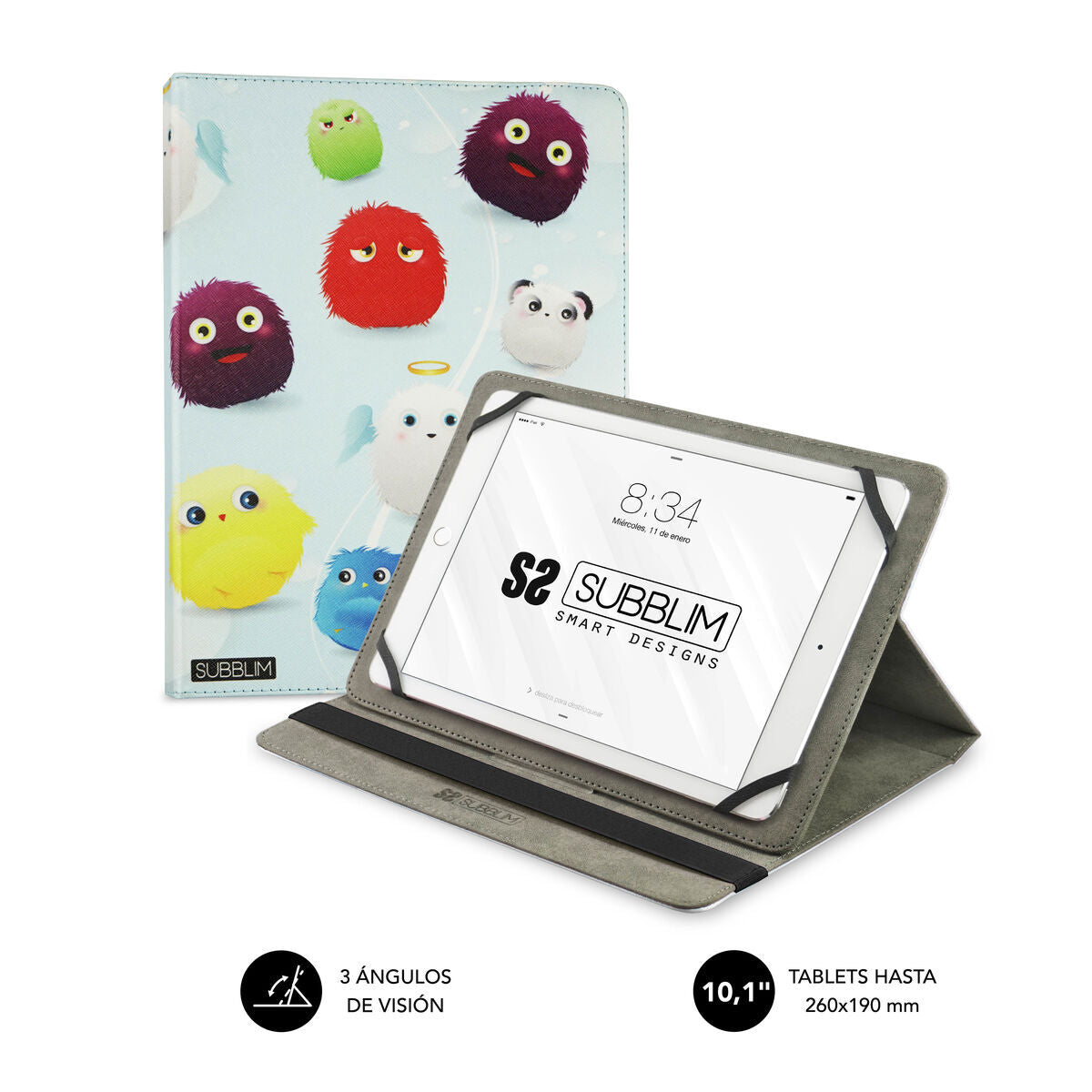 Tablet cover Subblim SUB-CUT-4TC001 Multicolour Printed