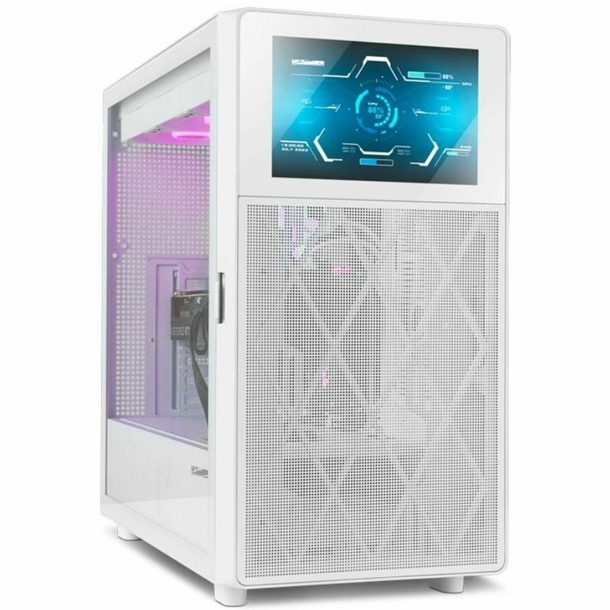 ATX Semi-tower Box Nox-Xtreme NXHUMMERBIOSW Black