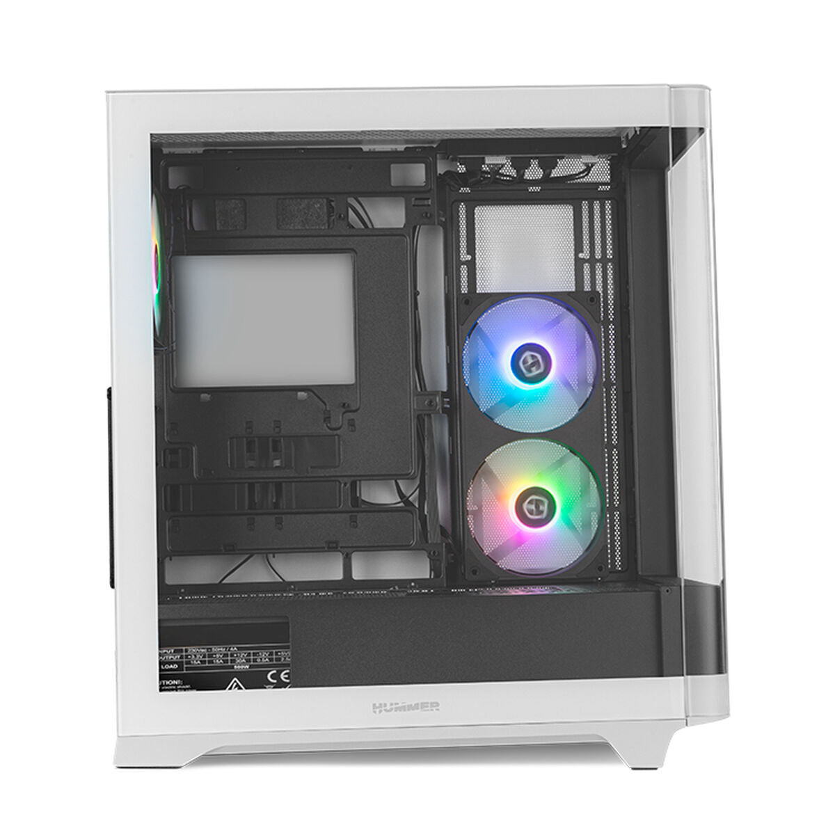 ATX Semi-tower Box Nox-Xtreme HUMMER ETHER White