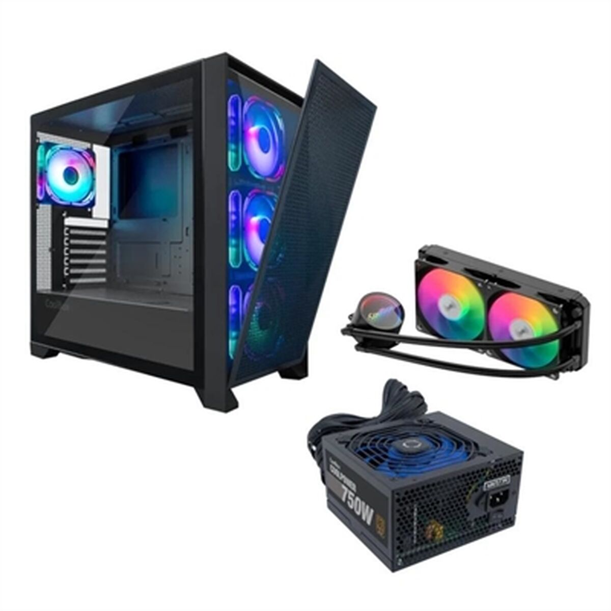 ATX Semi-tower Box CoolBox GE2000 Black