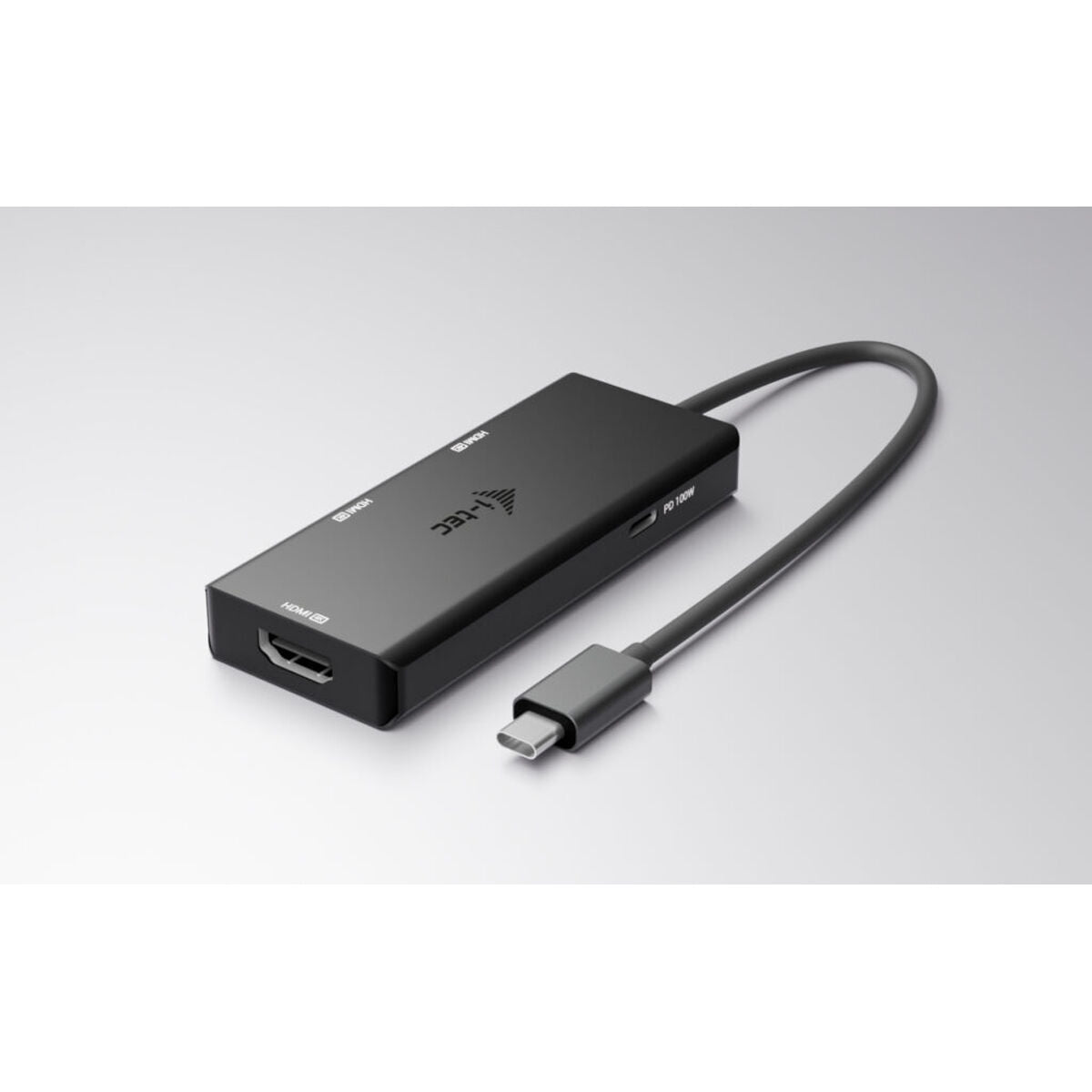 USB Hub i-Tec C31TRIPLE4KHDMIPD Black