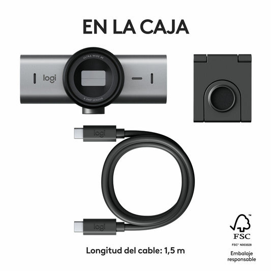 Webcam Logitech 960-001559 4K Ultra HD