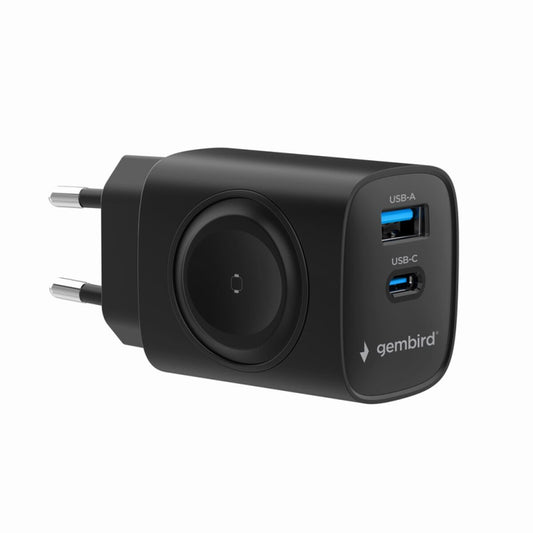 Wall Charger GEMBIRD TA-UC-PDQCW20-01-BK