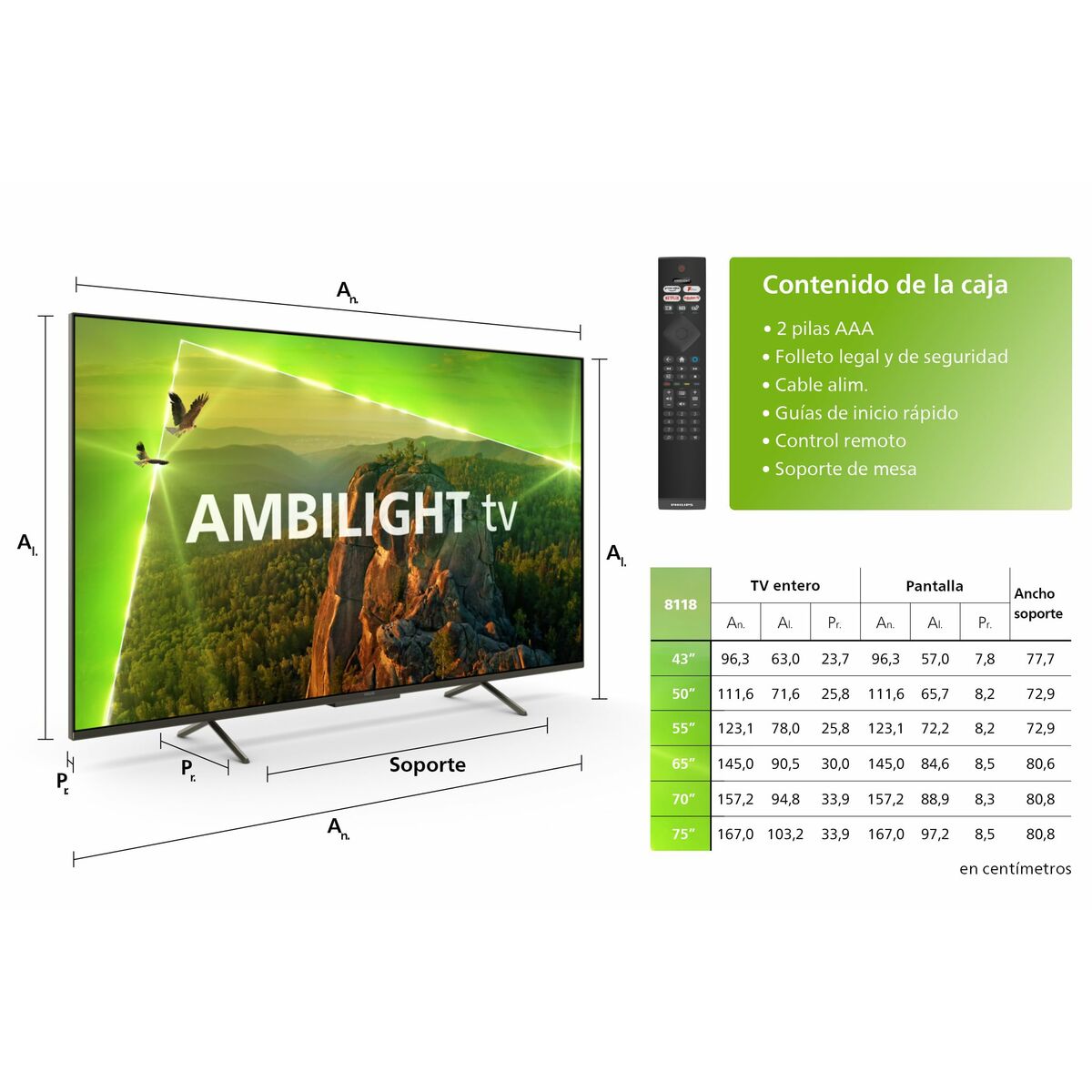 Smart TV Philips 70PUS8118 70" 4K Ultra HD LED HDR (Refurbished B)