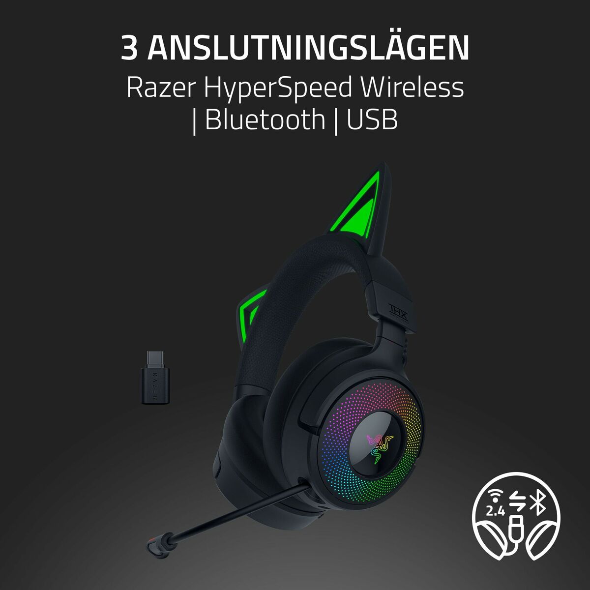 Headphones Razer RZ04-05170300-R3M1 Black